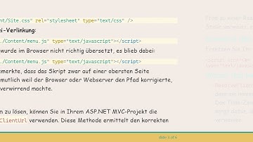 Verstehen von Pfaden in Master Pages für ASP.NET MVC-Projekte