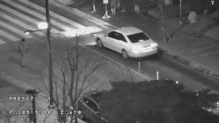 IR PTZ Camera Auto Tracking Demo | Samsung CCTV