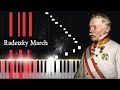 Capture de la vidéo Radetzky March - Johann Strauss I [Piano Tutorial]