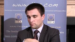 Pavlo Klimkin on Ukraine and the EU - Progress and Future Prospects