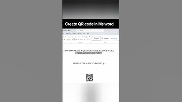 How to Create a QR Code in MS Word | Step-by-Step Guide (No Extra Software Needed)