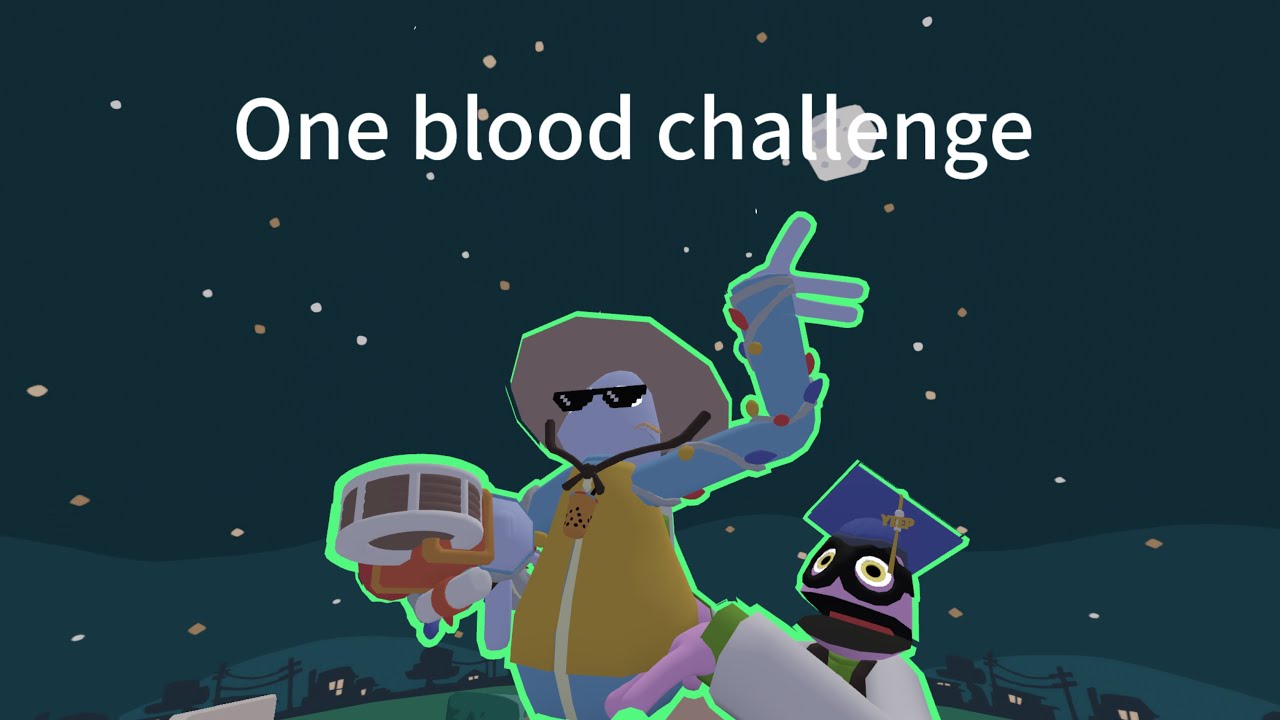 Me and my friend and his friends play one block challenge - YouTube
