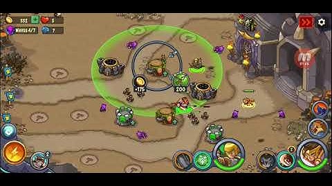 King Of Defense: Battle Frontier - World 1 Stage 7 - 2 Heroes