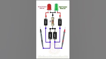 How to Make a SimpleDC Volt Polarity Tester #khairunelectronicsbd #youtubeshorts #shortsfeed