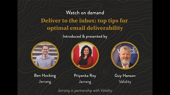 Deliver to the inbox: top tips for optimal email deliverability