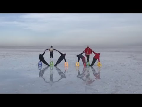 🇧🇴 볼리비아 소금 사막에서 아름다운 일출을 보다.