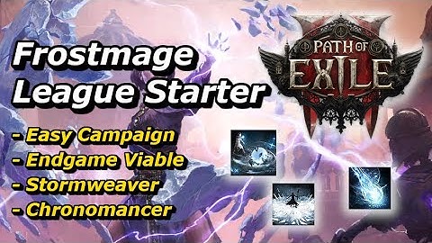 [PoE 2] Ice Nova/Frostbolt Stormweaver/Chronomancer Cast On Crit Comet League Starter Build Guide