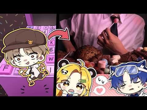 ※Face Reveal※ ASMR every time I clear Keycap Tower