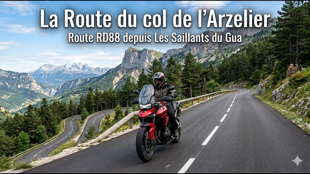 Montée du col de l’Arzelier depuis Les Saillants du Gua : route sinueuse et paysages Alpins