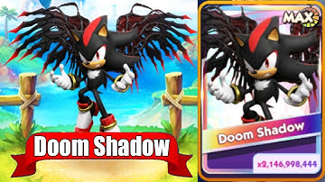 Sonic Dash - Doom Shadow Unlocked & Fully Upgraded Update All 129 Characters Unlocked Hack Rings Mod