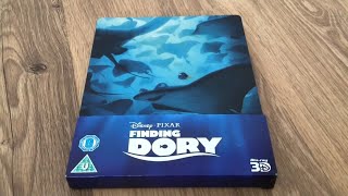 Unboxing Finding Dory 3D steelbook blu ray