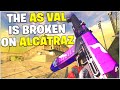 The AS VAL Is INCREDIBLE On Alcatraz, But... *Best AS VAL Setup* (Rebirth Island - Warzone)
