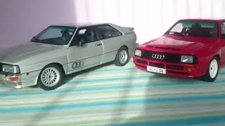 Audi Sport Quattro SWB Dealer Edition Red & Audi Quattro LWB 1988
