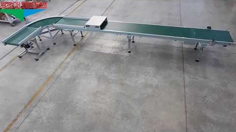 Băng tải PVC - dây belt băng tải PVC cong