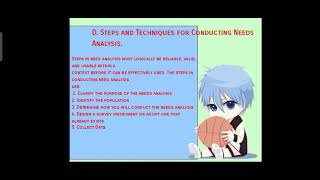 UAS Language Material Evaluation & Development