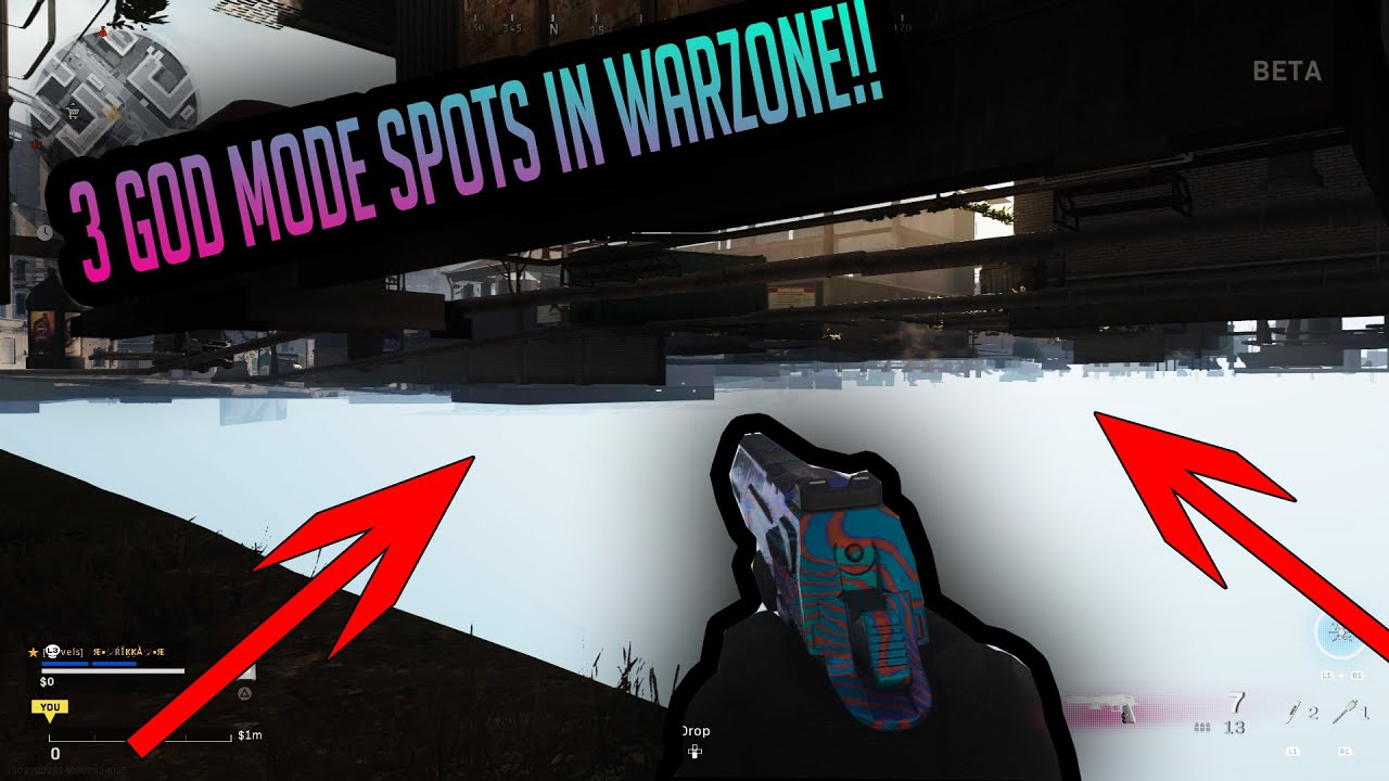 WARZONE GLITCHES 3 *INSANE* GOD MODE SPOTS IN WARZONE!!!