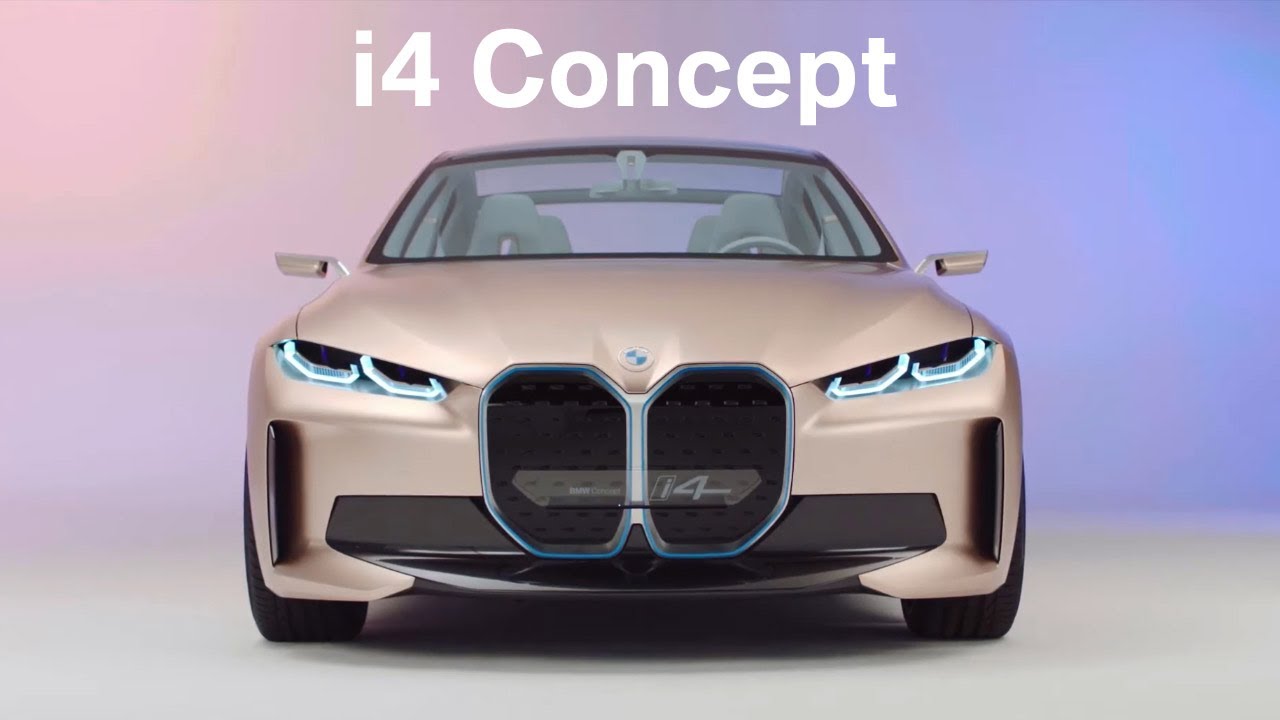 2020 BMW i4 Concept Unveiled With Redesigned BMW Logo