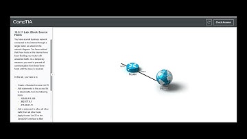 Testout | Network + | 10.5.11 Lab: Block Source Hosts