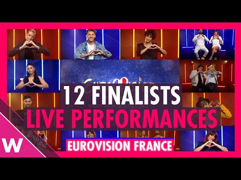 Eurovision France 2021: All 12 Live performances @ C?est vous qui dcidez! Press Conference