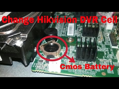 How to change hikvision DVR Cell or 