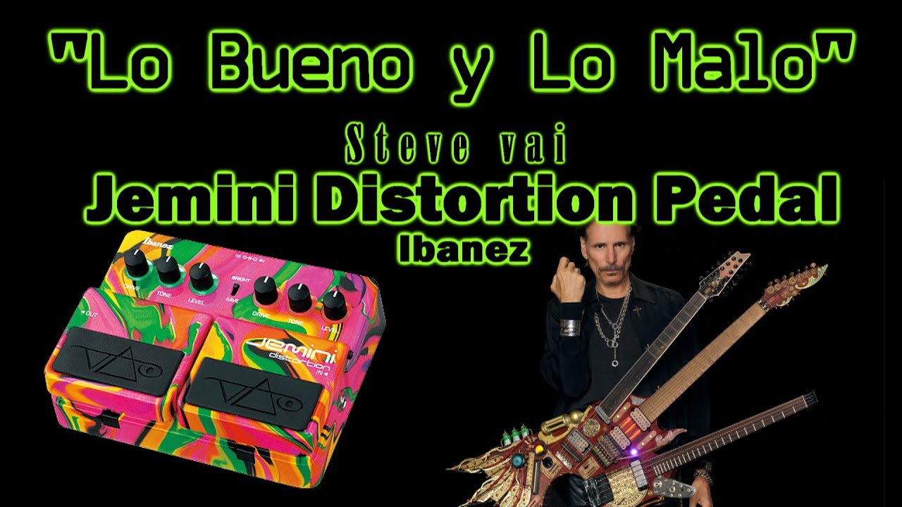 Ibanez jemini Distortion Steve Vai signature pedal by Mauro