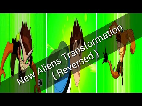 Ben 10 Reboot | Season 3 | New Aliens Transformation ( Reversed )