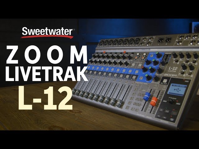 Zoom LiveTrak L-12 Digital Mixer and Multitrack Recorder Review - YouTube