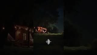 Cozy Cabin at Night | Rain on Roof - Sleep/Study