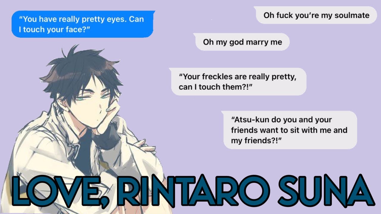 "Love, Rintaro Suna." | SunaAka Soulmate AU | feat. rare pairs