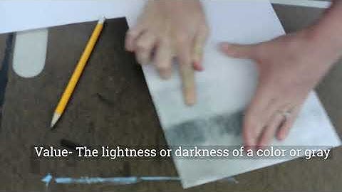 Charcoal Value Scales Demo