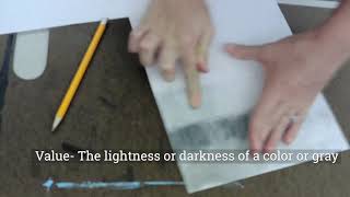 Charcoal Value Scales Demo