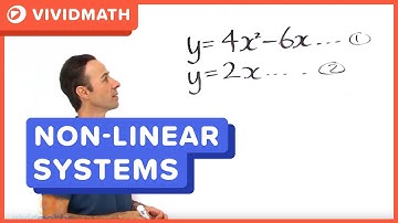 Solve Non-Linear Systems of Equations - VividMath.com
