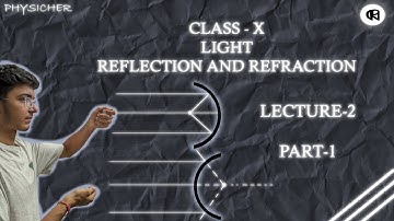 Light- Reflection and Refraction : Class-10th {Lecture-2} [Part-1] |NTSE| |CBSE| |Physicher|