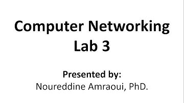 Computer Networking - Lab 3