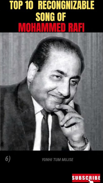 Top 10 famous songs of Mohammed Rafi #mohamadrafi #oldisgold #top10song #subscribetomychannel