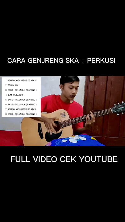 CARA GENJRENG SKA   PERKUSI