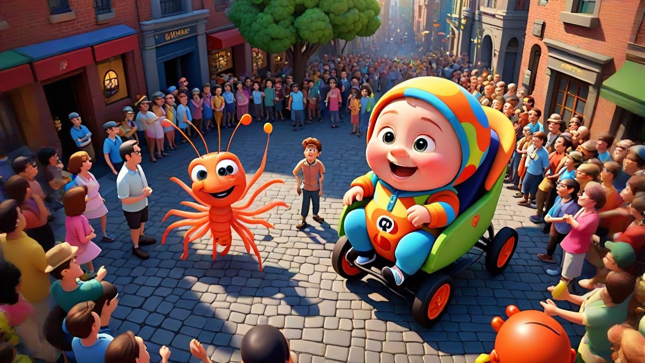 Shrimp Parade Baby 🍤👶🎉 | Fun Learning for Kids | Preschool Animal Adventure