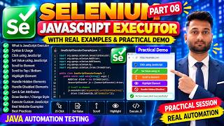 Details Selenium JavaScript Executor Tutorial | Click, Scroll, Hidden Elements & Practical Demo | Part 8 News