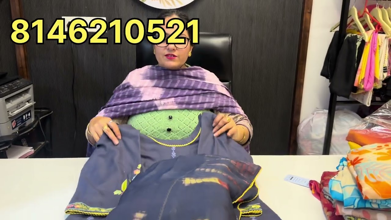 ਪਸਮੀਨੇ ਤੇ ਬਣੇ ਹੋਏ ਪਾਰਟੀ ਵੇਅਰ ਸੂਟ || jaga special Suit || by BhainaDaBoutique 