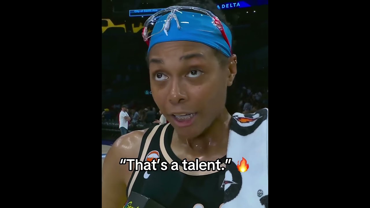 Allisha Gray’s reaction to Angel Reese’s rebound record 😂