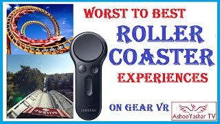 All Roller Coaster apps for Oculus/Samsung Gear VR - REAL Review (Worst to Best) screenshot 1