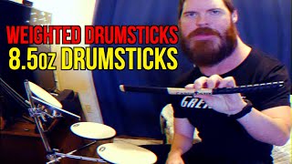 i bought the heaviest drumsticks i could find (DonutDrums)