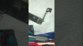 Finding Shorted iphone 7 using schematic? #technician #smartphone #tutorial #repair
