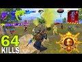 64 Kills NEW SEASON SUPER AGRESSIVE RUSH GAMEPLAY Pubg Mobile