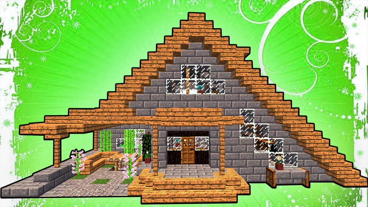 Дома в майнкрафте красивые и легкие схемы 2 этажа