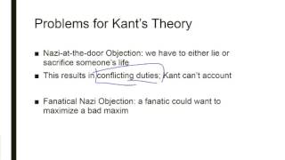 Intro - Problems for Kantian Morality