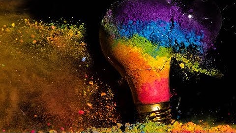 Lightbulb exploding in slow-mo