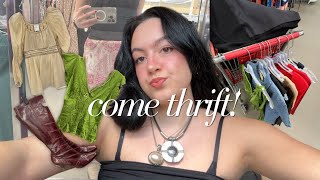 THRIFTING MY ENTIRE PINTEREST BOARD \/ come thrift 2024 spring trends with me  ❤︎₊ ⊹ ♡