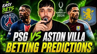FOOTBALL PREDICTIONS | PSG v ASTON VILLA | BEST BETS 