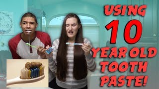 USING 10 YEAR OLD EXPIRED TOOTHPASTE!